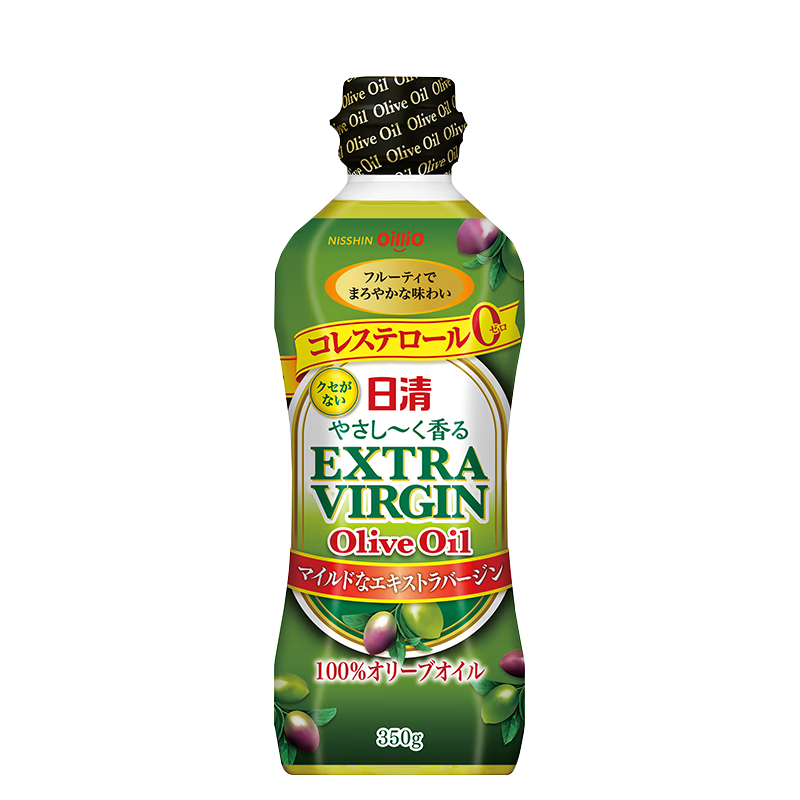 日清日本原裝進(jìn)口特級初榨橄欖油 西班牙產(chǎn)食用油70%油酸 350g/瓶