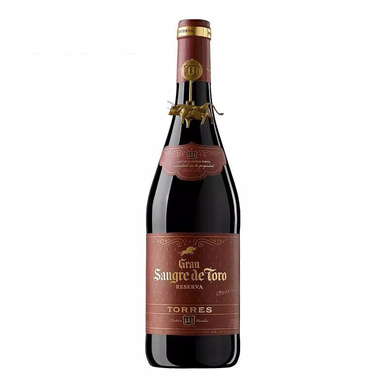 公牛血特选干红葡萄酒西班牙原瓶进口14.5度红酒 750ml*1瓶
