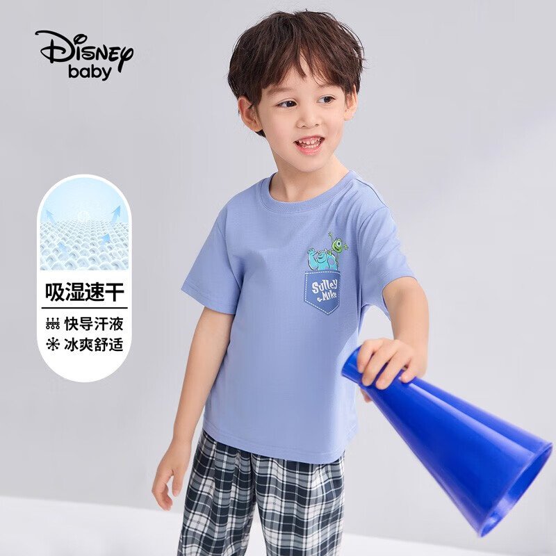 迪士尼（Disney）童装六一儿童节t恤男童短袖t恤夏季新款
