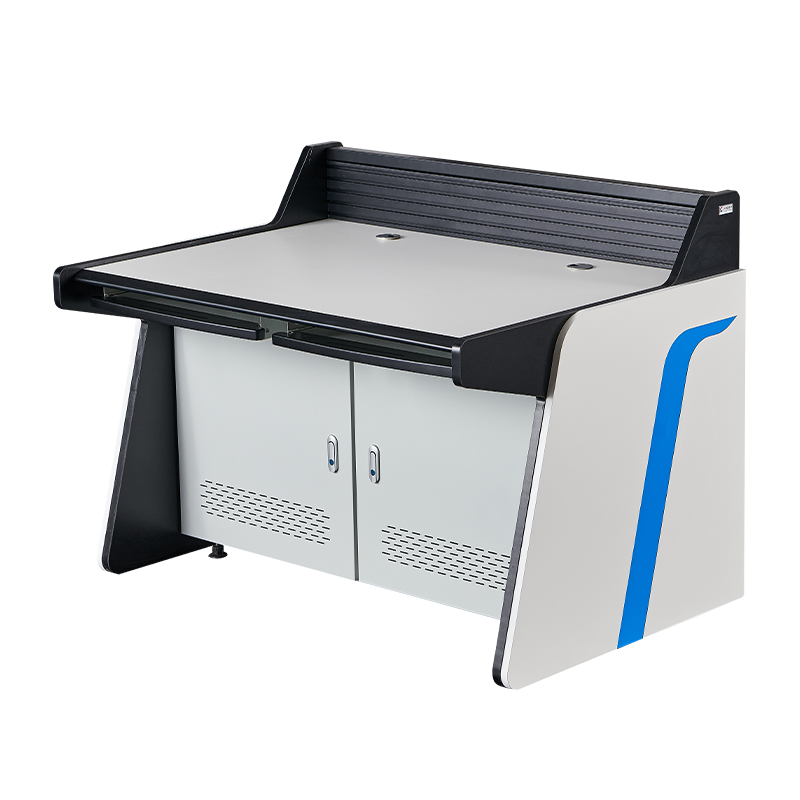 中悅博華監控操作臺指揮中心電腦辦公桌網(wǎng)絡(luò )收納柜機房工控臺雙聯(lián)三聯(lián) 白色五聯(lián)3.09米