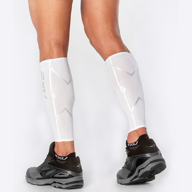 鹏诚护具 运动压缩弹力套护腿运动跑步压缩腿套 男女马拉松竞技小腿套