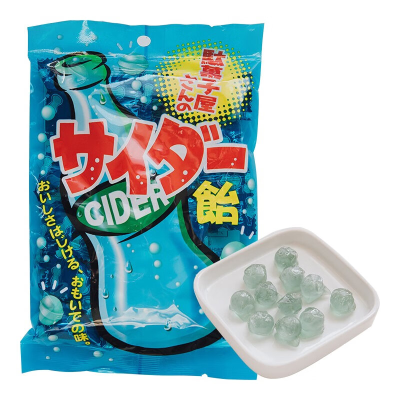 富士屋日本进口零食品 幸荣堂 汽水味糖 72g  创意糖果硬糖手工水果