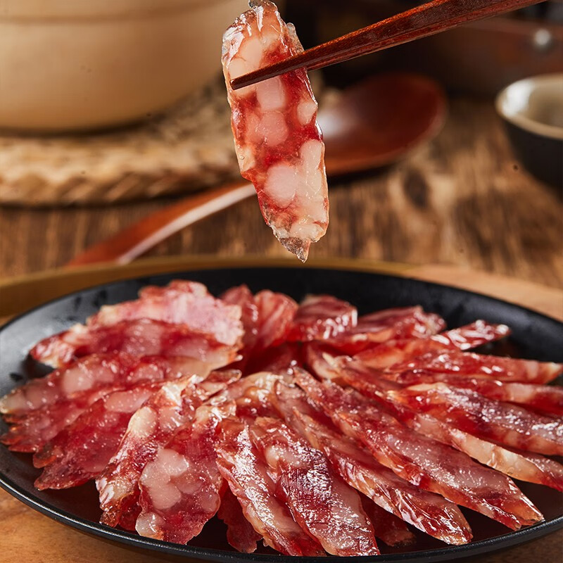 旗峰(qifeng) 广式腊味二八腊肠东莞特产香肠 二八腊肠袋装500g