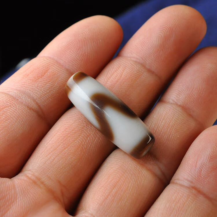 晶屿  藏式虎牙天珠 玛瑙 隔珠 勒子锁骨链 diy配饰配件搭配 散珠