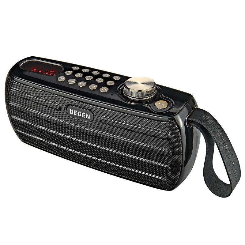 德劲(degen) 德劲de680收音机录音机迷你便携蓝牙插卡mp3户外音响小