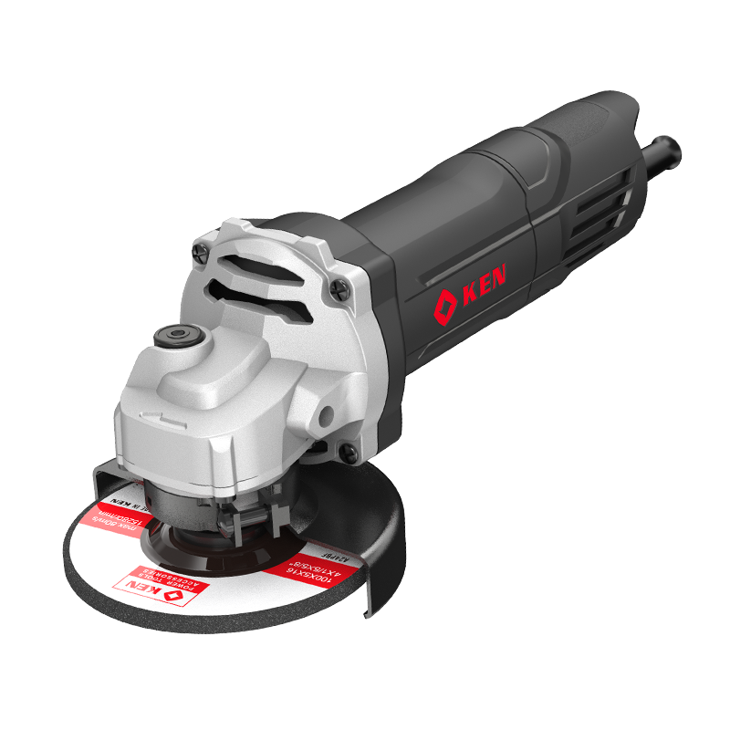 锐奇（KEN）850W角磨机切割机RS100大功率金属石材木材打磨切割除锈机打磨机 RS100后开关官方标配