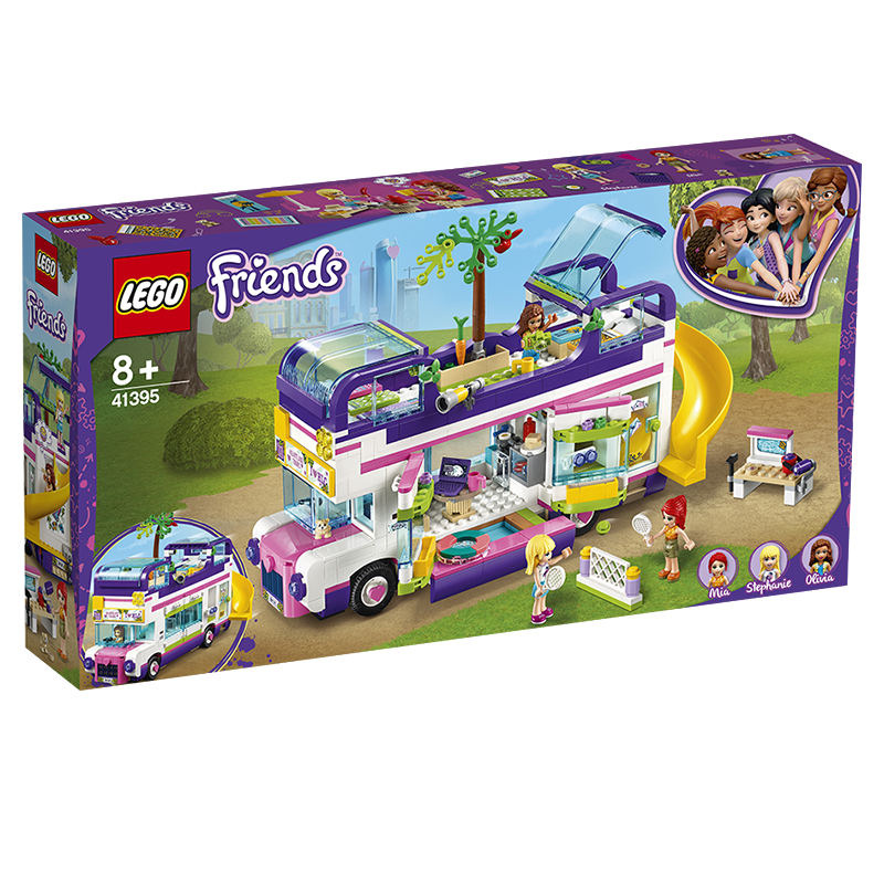 拍2件 乐高(LEGO)积木 好朋友系列FRIENDS 41395 友谊巴士 8岁+ 儿童玩具 小颗粒 女孩六一儿童节礼物 958元（合479元/件)