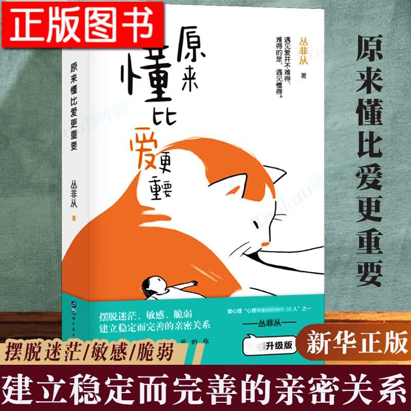 原来懂比爱更重要 我真的很棒 丛非从的书 恋爱与智慧婚姻情感书籍语录大全文案书 幸福的婚姻心理学情感类
