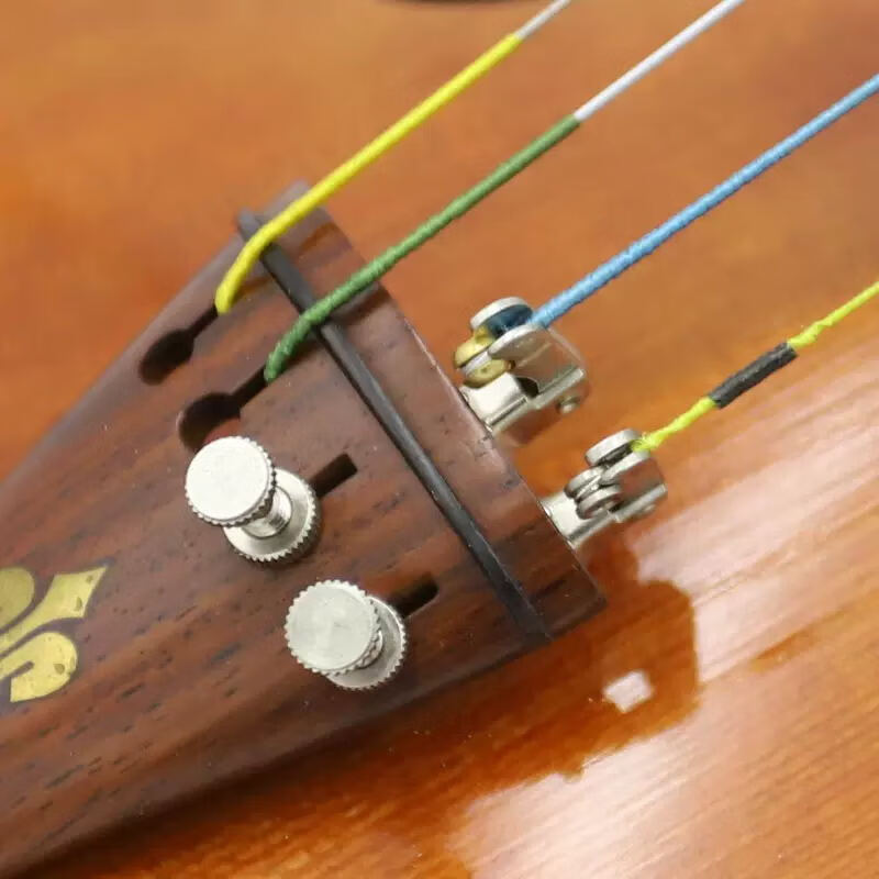 Memorial小提琴微调器小提琴弦钩金属螺丝旋钮调音器精准调弦提琴配件1/2