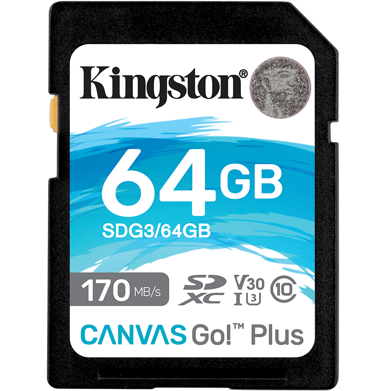 Kingston 金士顿 SDG3系列 SD存储卡 64GB（USH-I、V30、U3）