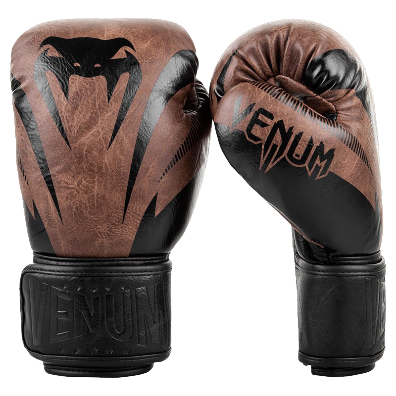 IMPACT CLASSIC BOXING GLOVES毒液拳擊手套 復(fù)古拳套 打沙袋拳套 成人拳套 棕色 10 OZ