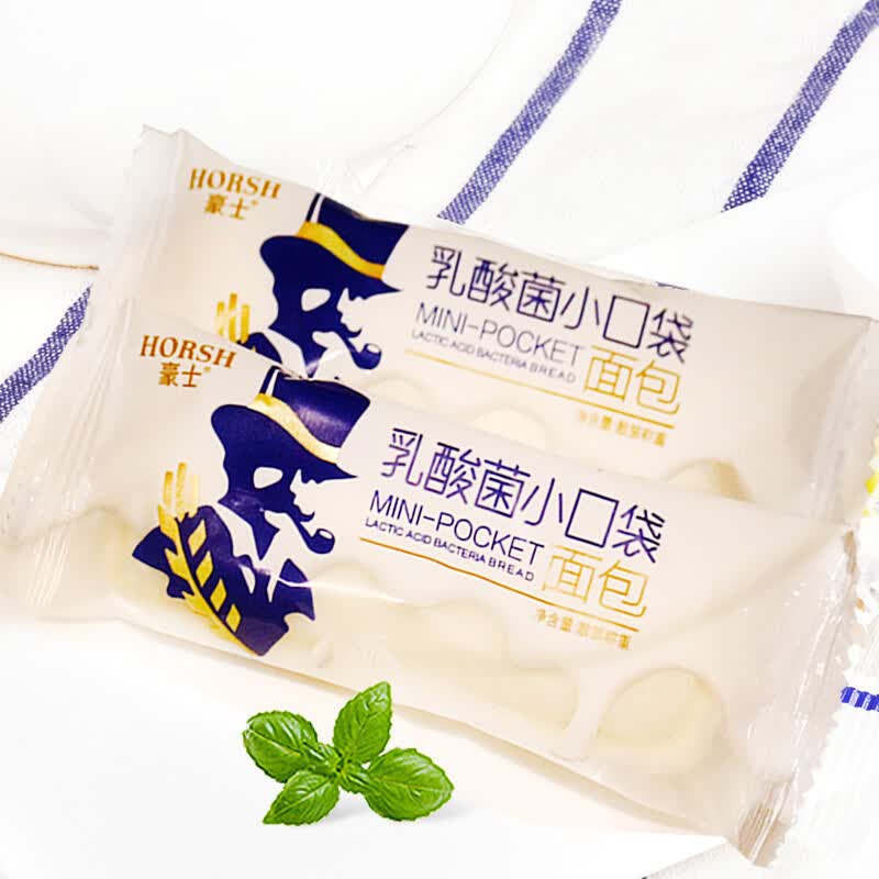 豪士 乳酸菌小口袋面包早餐酸奶蛋糕时光零食充饥营养休闲食品整箱