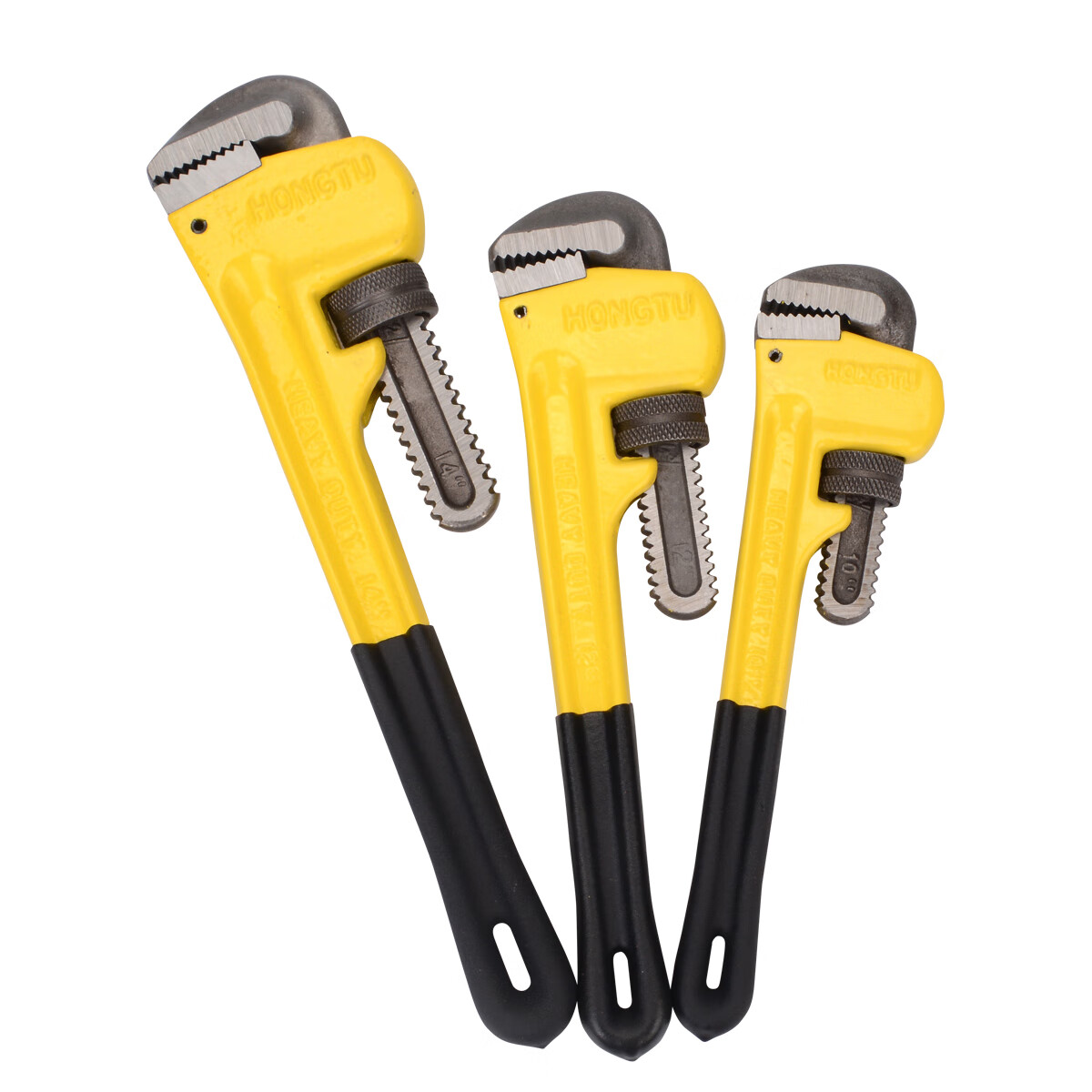 定制重型美式多功能水管钳喉钳牙钳工业管子扳手铁水管钳子 【光柄】