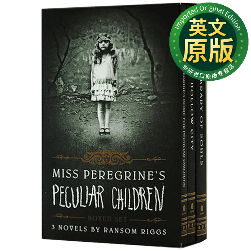 怪屋女孩三部曲套装 英文原版 Miss Peregrine 奇幻小说