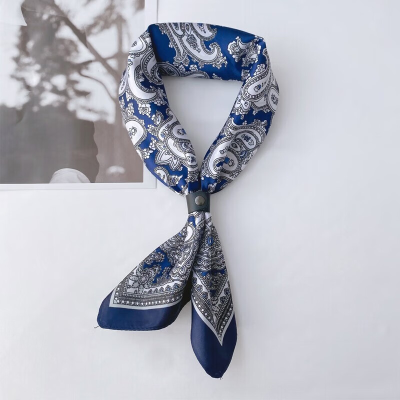 青衣麻相 韩版复古百搭男式男士丝巾小方巾男款小领巾方巾小围巾 方巾