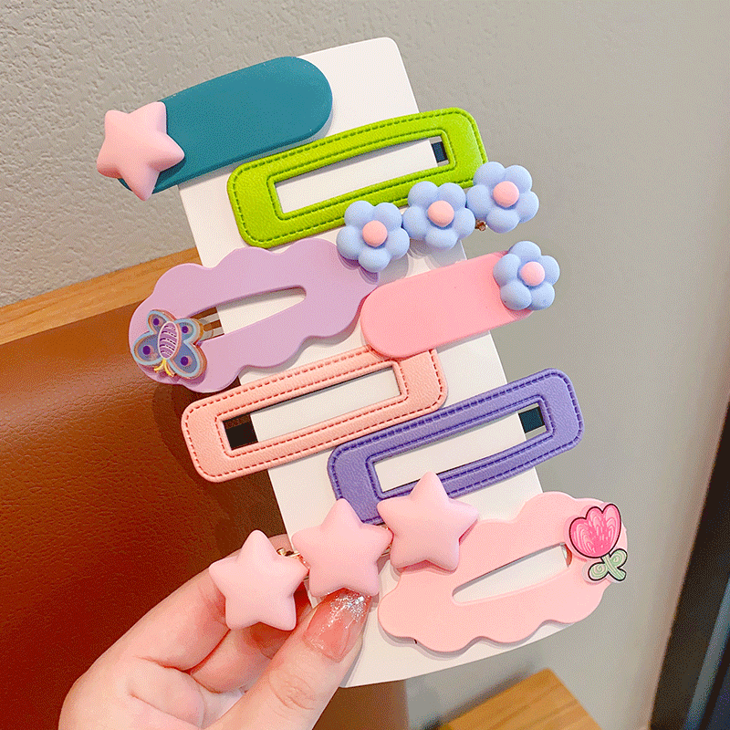 爱流行韩版儿童发夹刘海卡通碎发bb夹女童后脑勺发卡小女孩可爱夹子