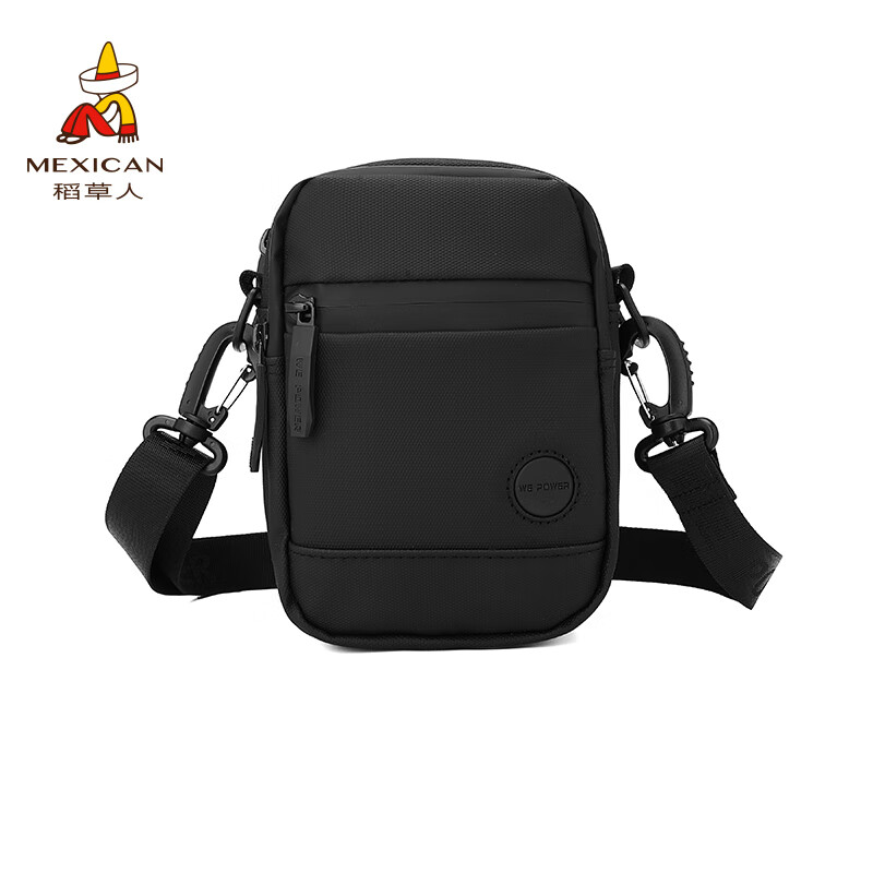 稻草人斜挎包男士新款轻便休闲运动小挎包潮牌时尚迷你背包单肩包