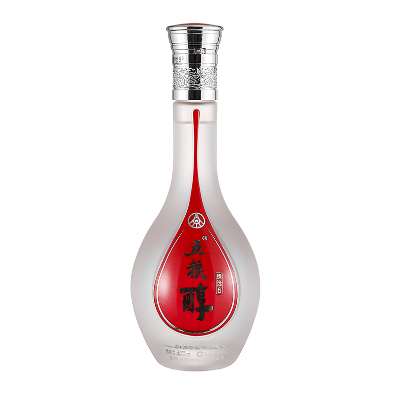 五粮液白酒 五粮液五粮醇系列 浓香型白酒礼盒粮食酿造口粮酒 送礼佳品 40度 500mL 6瓶 臻选6