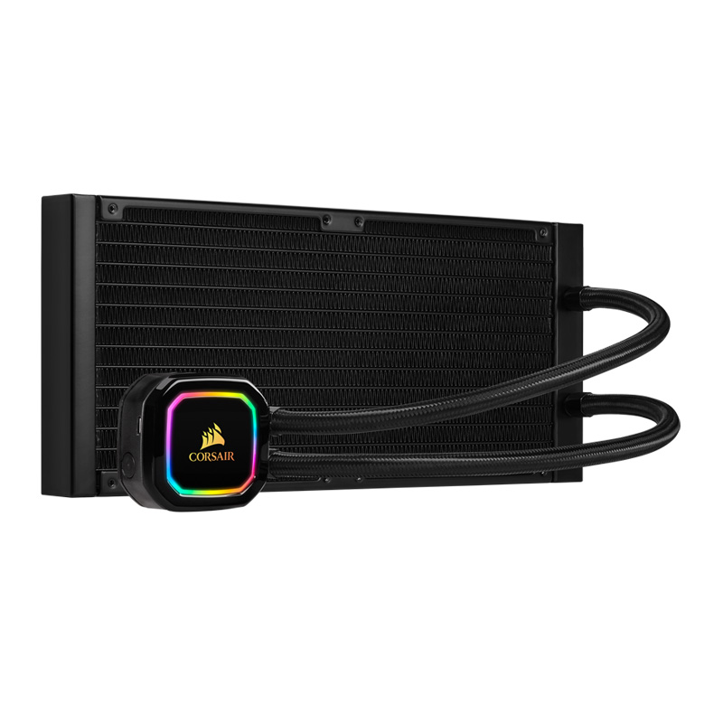 美商海盗船 (USCORSAIR) H115i RGB PRO XT 水冷CPU散热器 280mm冷排 双磁悬浮风扇 RGB冷头