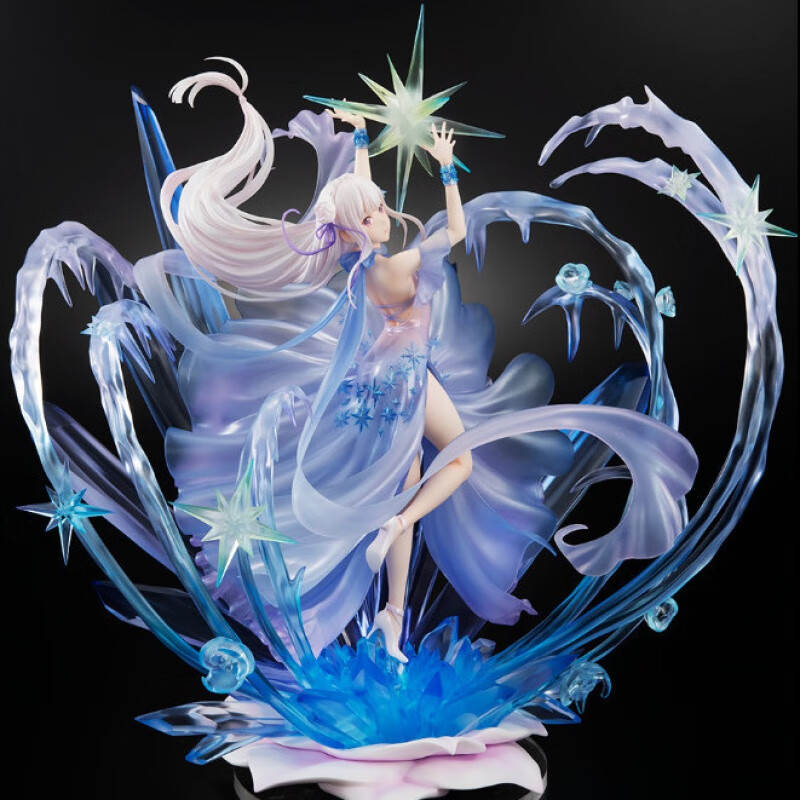 蕾姆水晶礼服从零开始的异世界生活福袋盲盒生日礼物女孩雕像六一