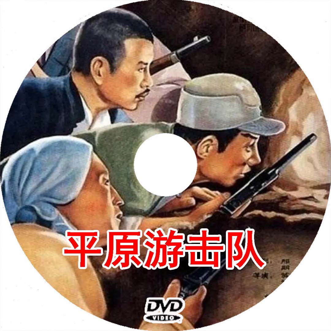 经典老电影 平原游击队盒装dvd 彩色修复版1955年郭振清