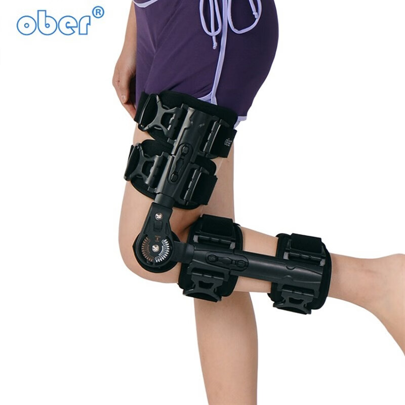 Ober膝关节支具可调医用成人膝关节术后固定支具膝关节过伸矫形器 KN-19-D 均码
