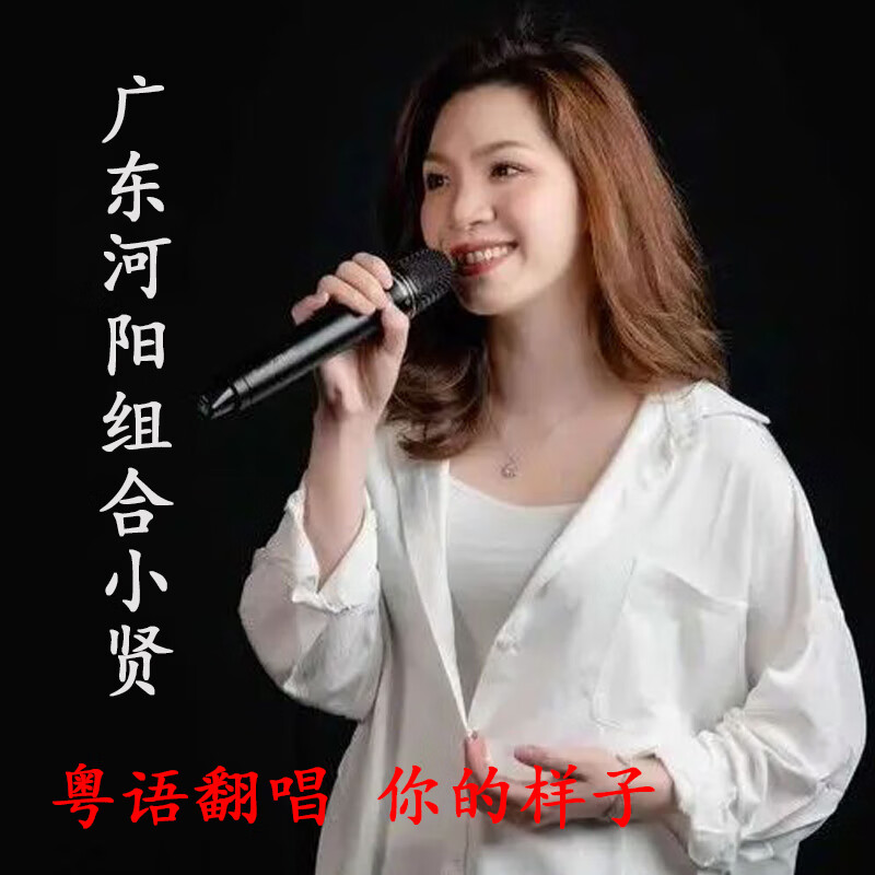 简梓广东河阳组合小贤你的样子粤语版女声翻唱汽车用车载cd无损光盘碟