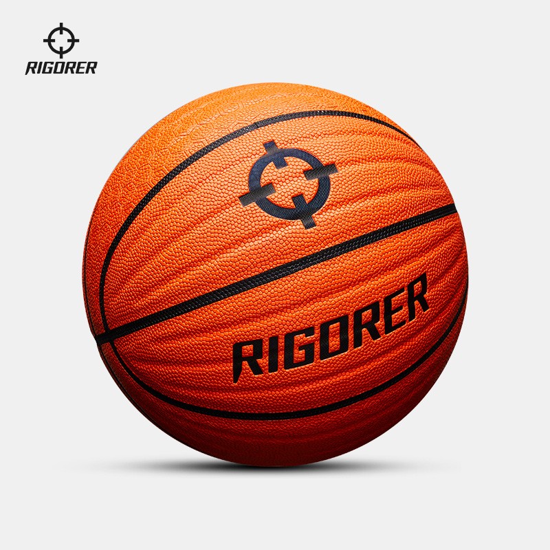 准者篮球7号室内外场成人耐磨训练专用球中小学生青少年儿童球PU蓝球 7号桔色波纹款【送全套配件】