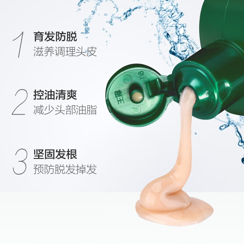 霸王防脱育发洗发水380ml 男女士控油蓬松老姜汁养护首乌固发柔顺滋养 育发洗发380ml*3+育发80ml*3