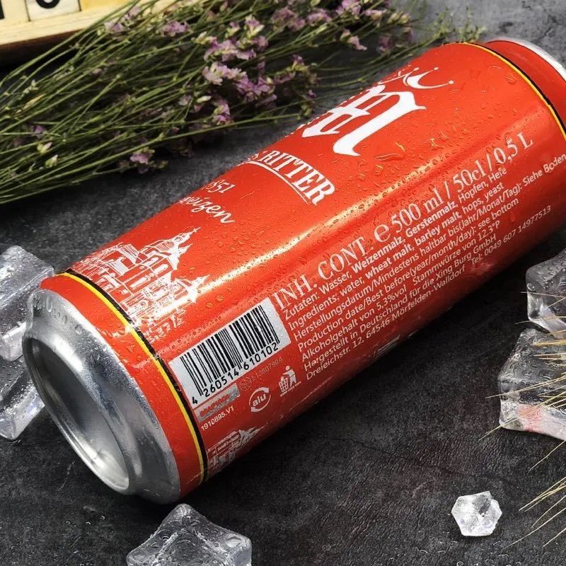 麦尔斯骑士白啤酒 500ml*9听装 德国原装麦尔斯骑士白啤酒,黑啤酒 白