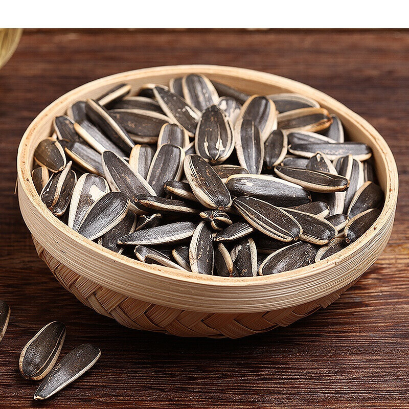 虎钢馋新疆特产塔城原味葵花籽500g坚果干果零食 1袋500g塔城瓜子