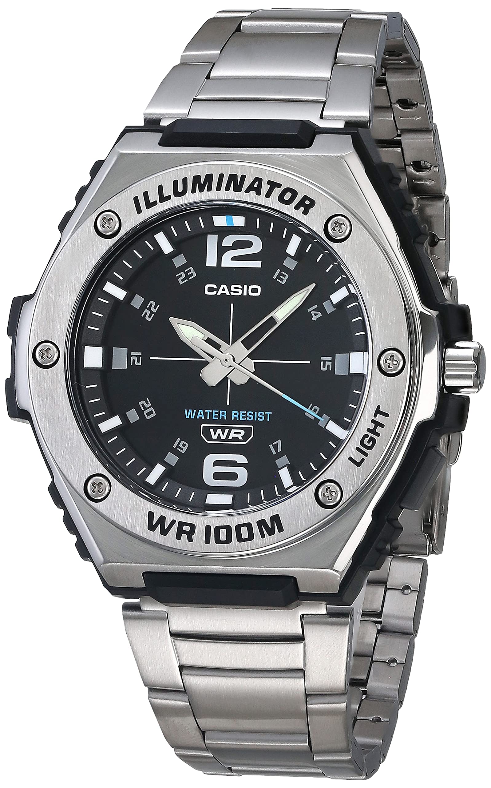 ����ŷ��CASIO���պ��б� IlluminatorʯӢ�ֱ�Բ�α���100�׷�ˮLED���� 337.25Ԫ