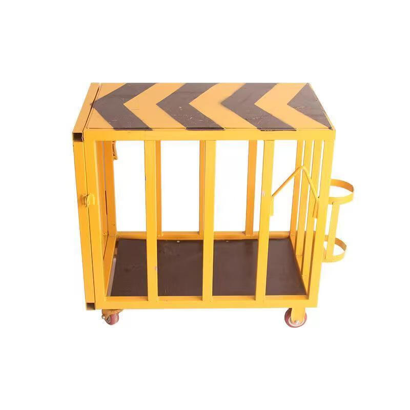 定型化电焊机笼 防护棚罩子电焊机吊笼防雨车带灭火器 工地标 平顶款