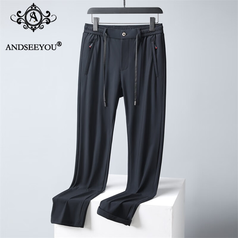 andseeyou品牌 男士休闲裤 国潮服装2023夏季新款时尚潮流百搭商务