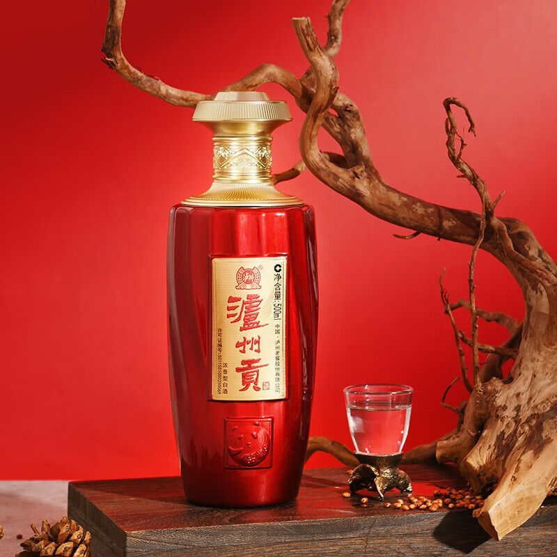 泸州贡泸州老窖定制酒52度浓香型 泸州贡 品藏9 52度 500ml 1瓶