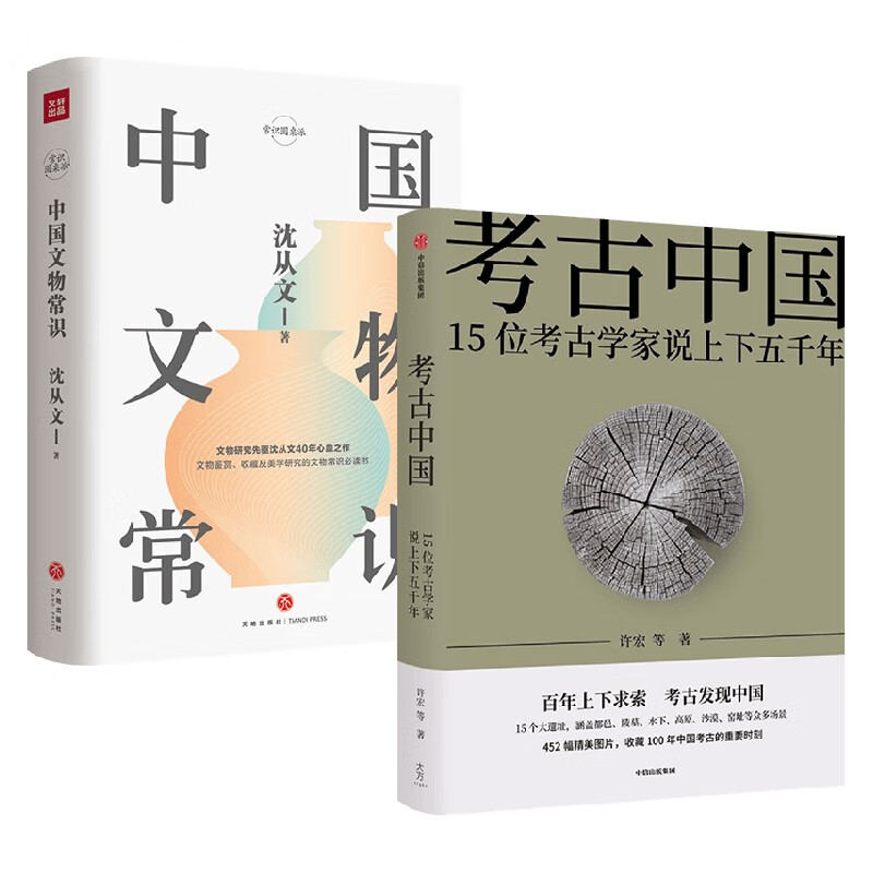 考古中国+中国文物常识 套装2册 许宏 著 历史