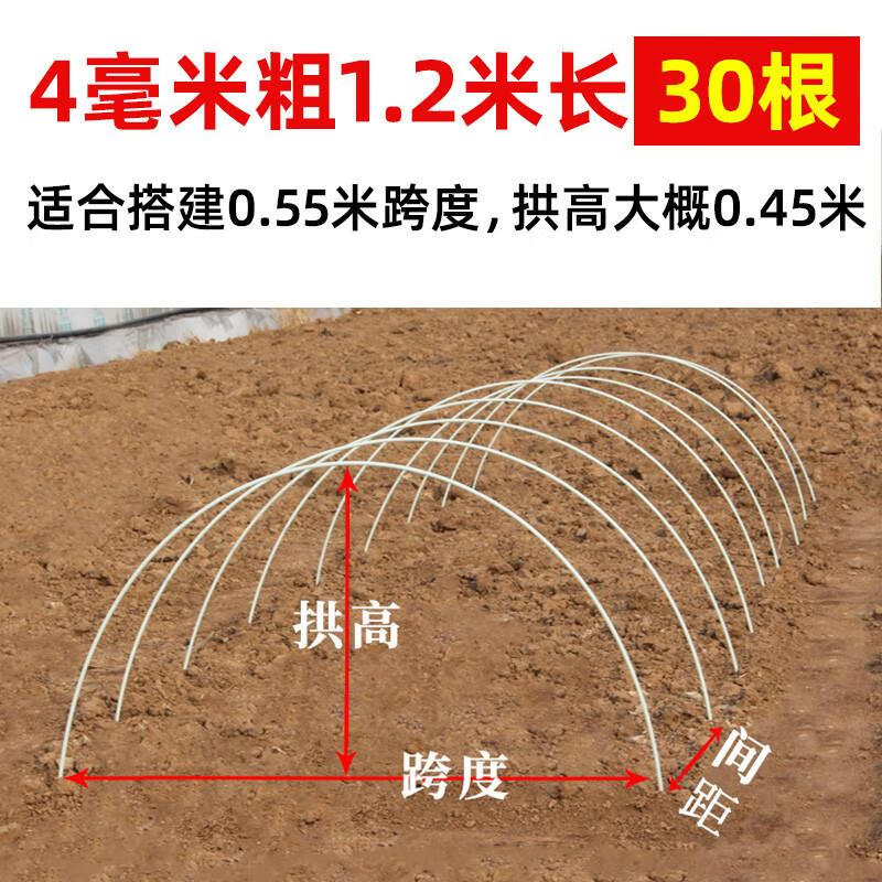 clcey菜棚保温棚花棚大棚育苗骨架家用农用种菜保温室小拱棚支架弓子
