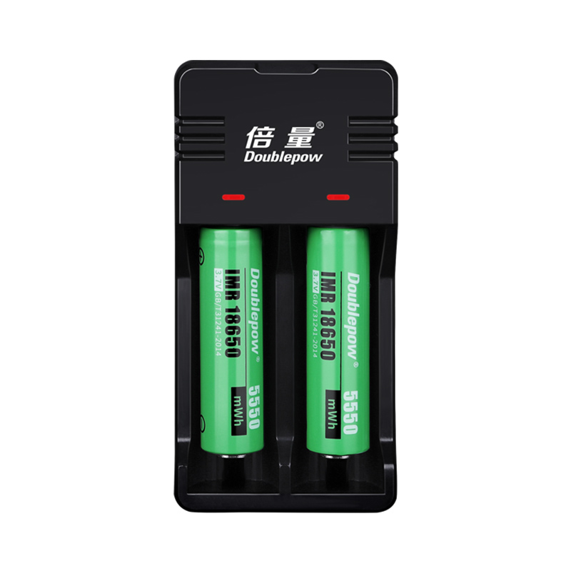 克里茨imr 18650锂电池3.7v大容量usb智能充电套装强光手电筒充电宝4.