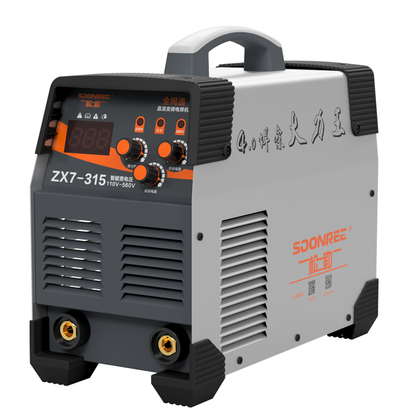 松勒（SOONREE） 松勒电焊机315双电压220V 380V两用 全铜全自动家用小型工业焊机 【ZX7-315大力王宽电压】裸机