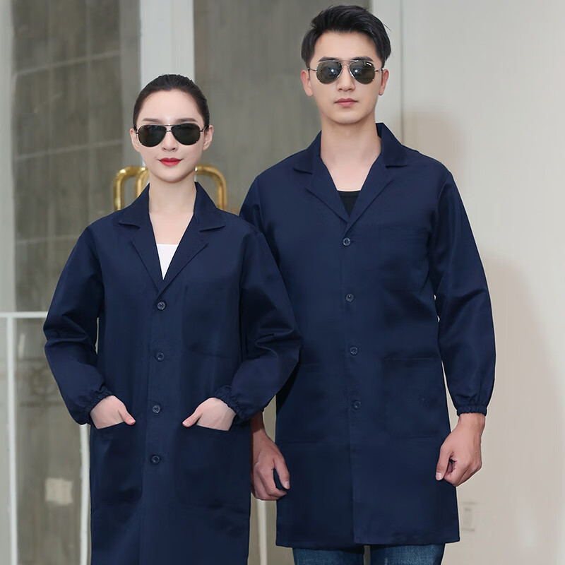 装耐男士工作服罩衣长袖耐磨耐脏防尘工厂车间搬货罩衣劳保蓝大褂工装