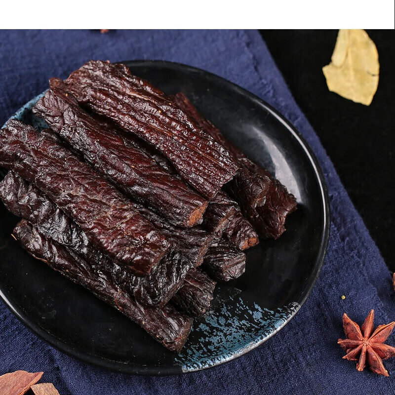 宜享健康大牧场 牛肉干内蒙古特产零食黄金家族288g 风干独立包装