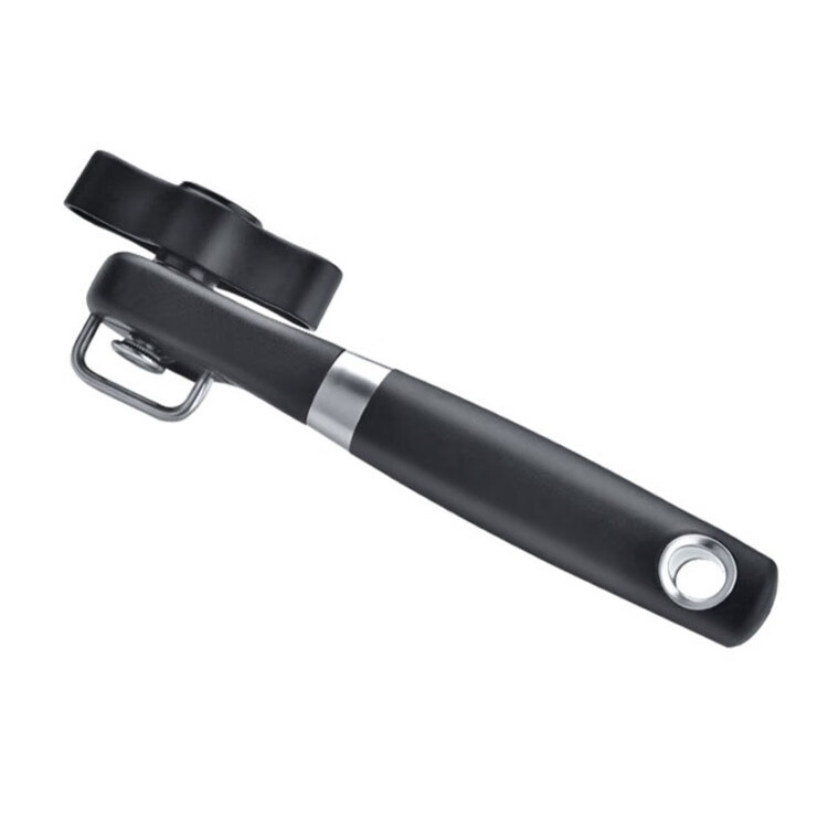 手动罐头开罐器单手柄侧边开盖罐头刀canopener省力开瓶器 黑色开罐器