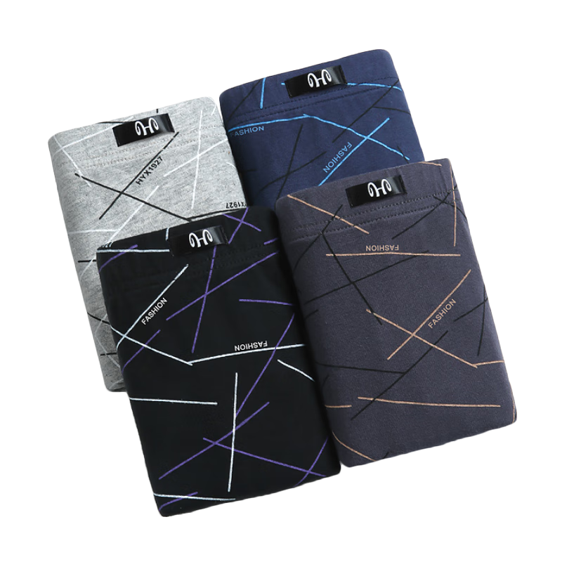 ��Դ�� ��ʿƽ���ڿ� �����־� �ĽǶ̿� XL ���� ���ʾ��� 4��װ 27.21Ԫ/������81.63Ԫ��