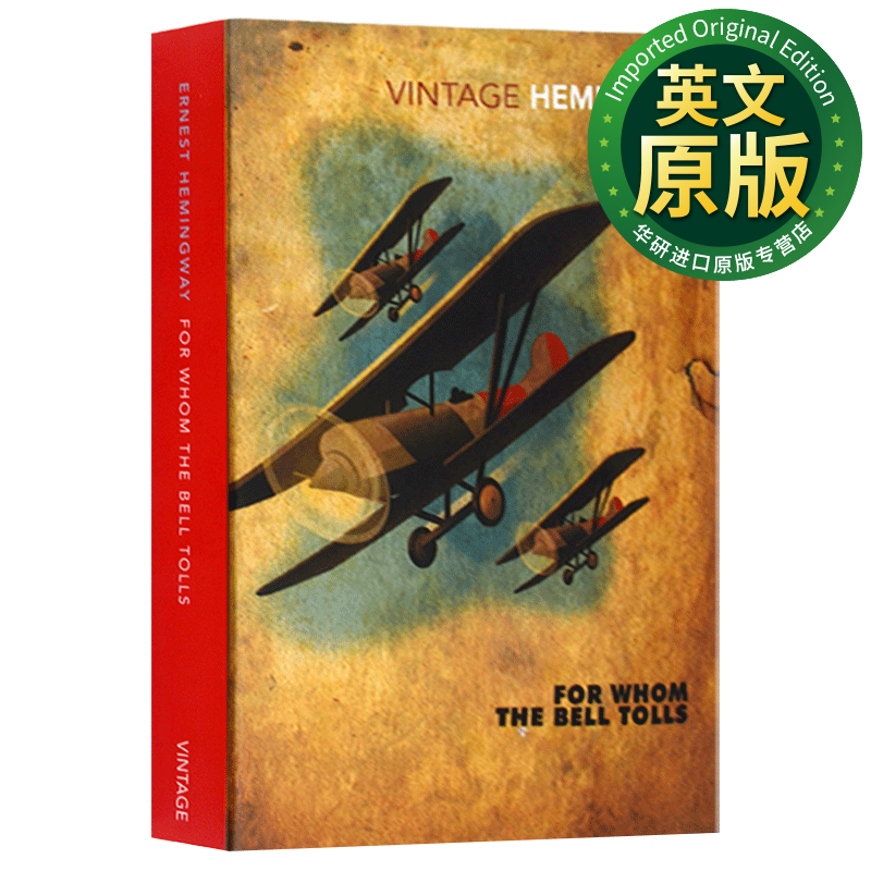 丧钟为谁而鸣 英文原版 For Whom The Bell Tolls 海明威 Hemingway, Ernest
