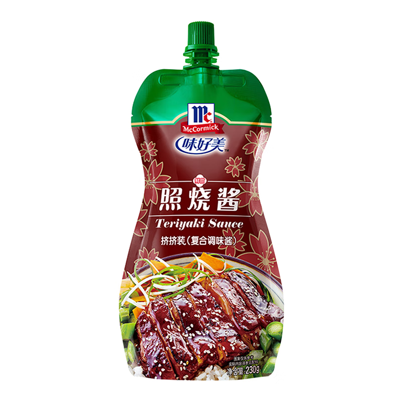 味好美 照烧酱章鱼小丸子日式照烧汁照烧酱汁 日式照烧酱230g