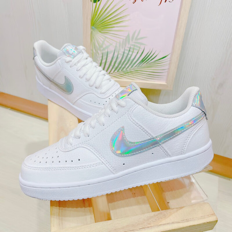 nike耐克court borough low 男女简版空军一号低帮休闲板鞋cw5596-100