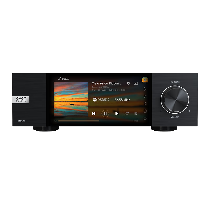 艾索洛（EVERSOLO）DMP-A6数播解码一体机无损HiFi音乐播放器DSD硬解数字转盘高保真 【深圳顺丰发货】