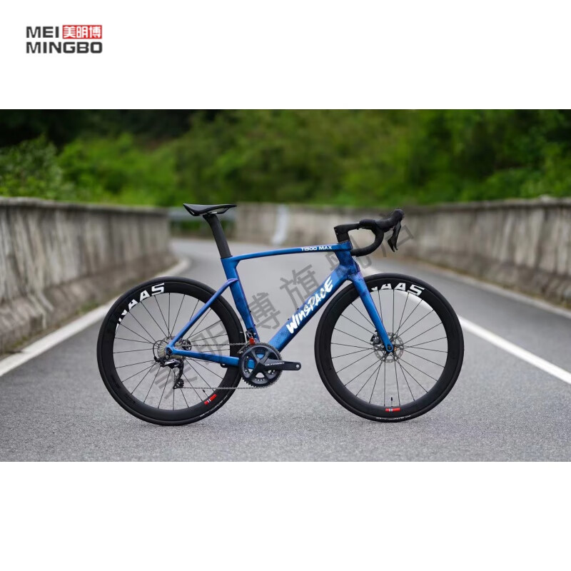 谷咖(guka)winspace银贝斯公路车t1550d公路碟刹碳纤维车架组机械全内