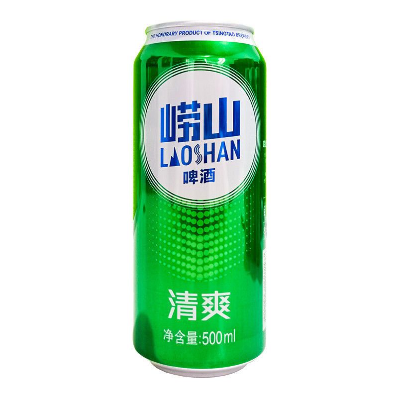 崂山啤酒(laoshan beer)崂山啤酒8度罐装新货500ml*24罐新老包装新
