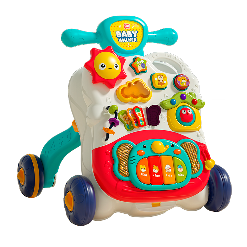 AoZhiJia 奥智嘉 婴儿健身架宝宝蓝牙脚踏钢琴0-1岁学步车新生儿玩具用品六一儿童节满月礼物